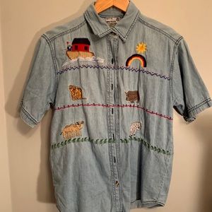 Denim Button Down